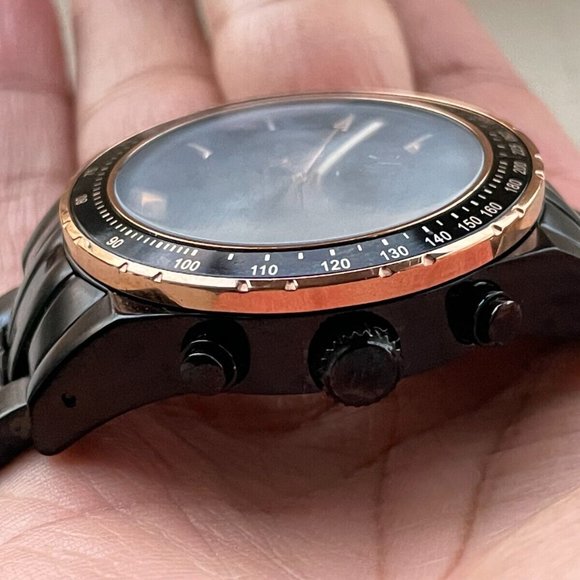 Relic Chronograph Wristwatch Black Tone Date Calendar Quartz Analog Watch $130 - Picture 12 of 12